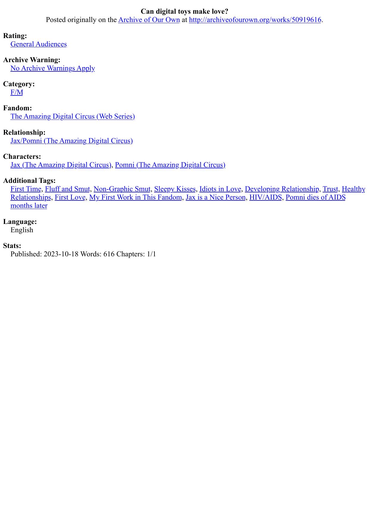 Can digital toys make love?