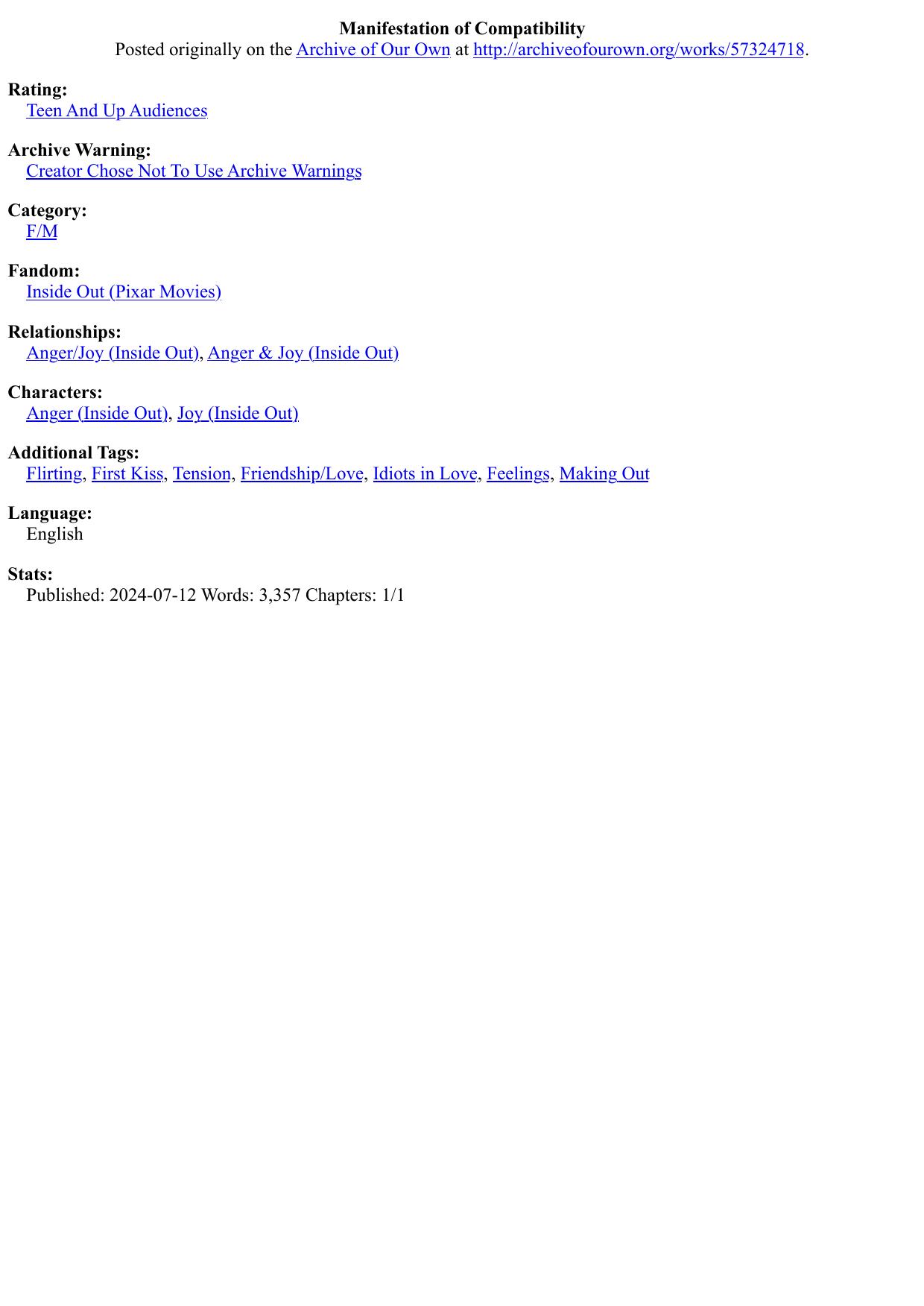 Manifestation of Compatibility