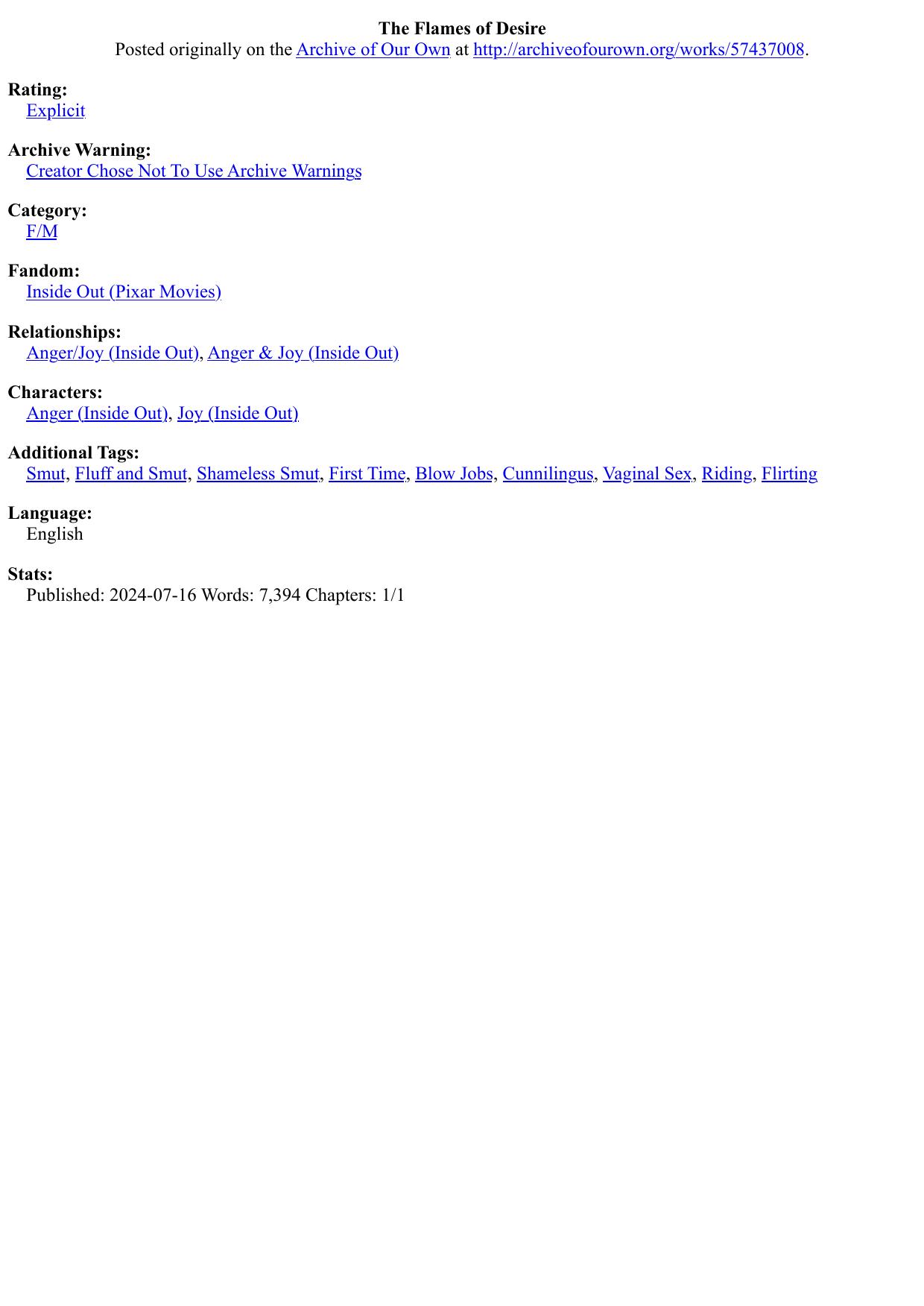 The Flames of Desire