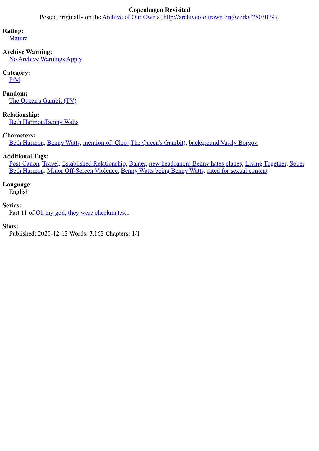 Copenhagen Revisited