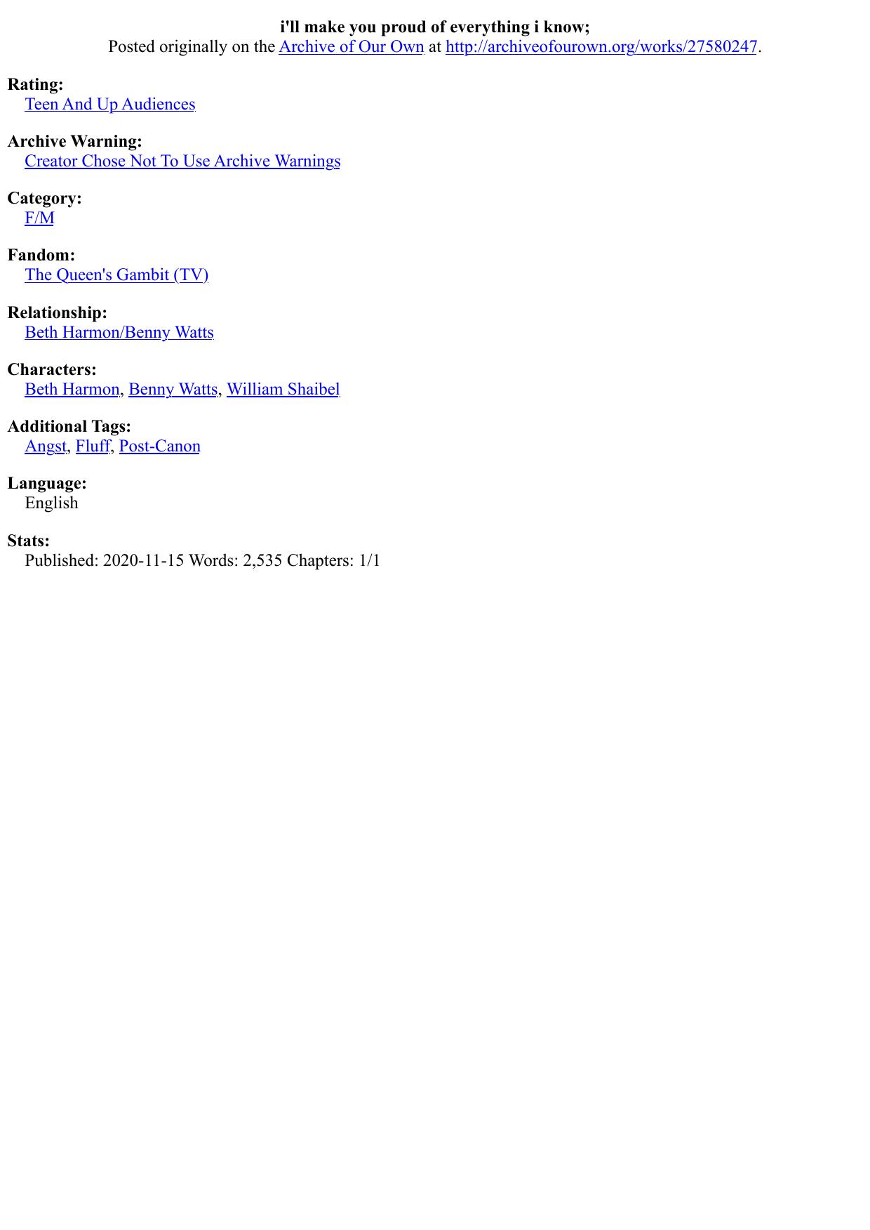 i'll make you proud of everything i know;