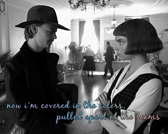 now i'm covered in the colors, pulled apart at the seams