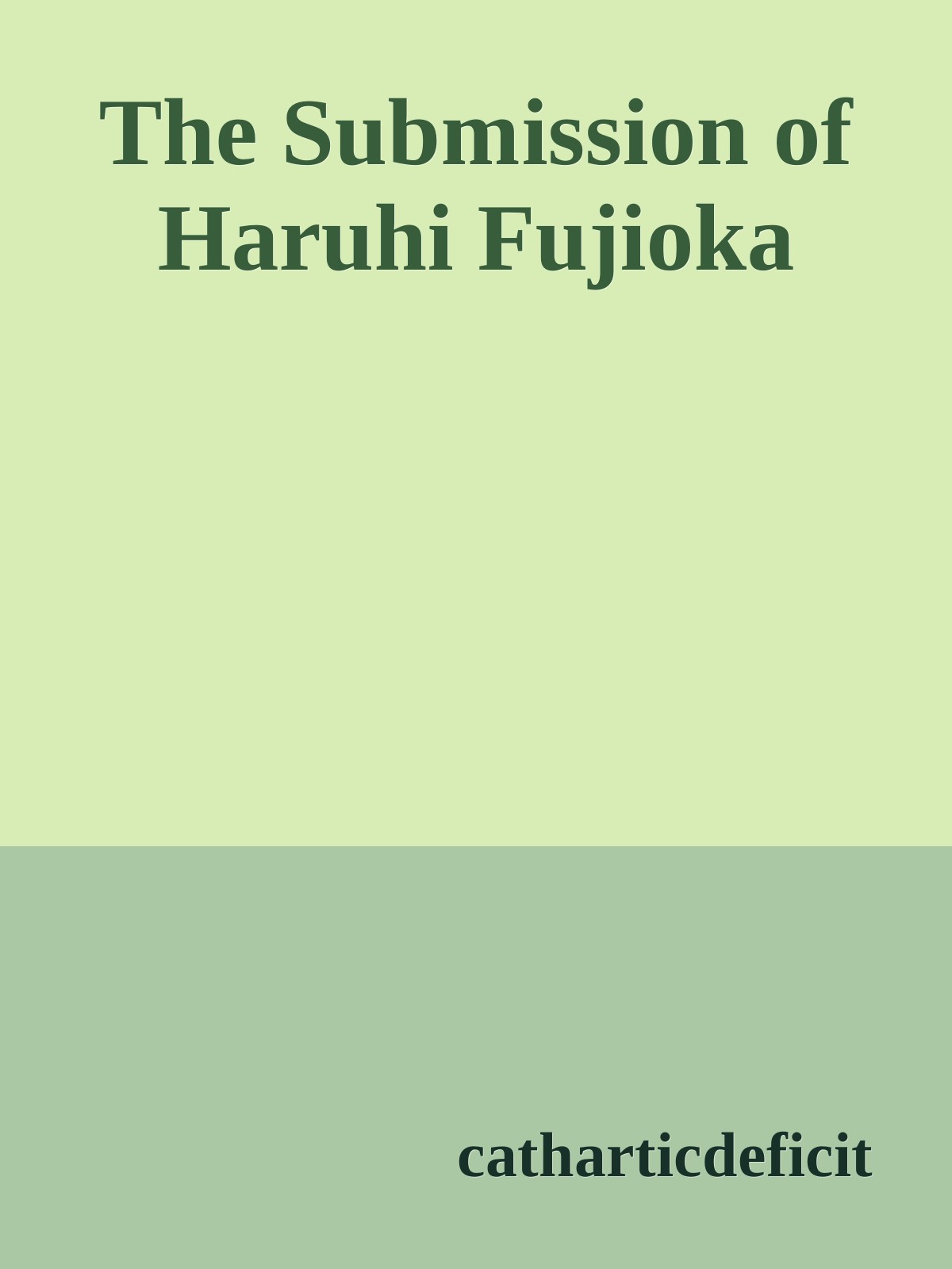 The Submission of Haruhi Fujioka